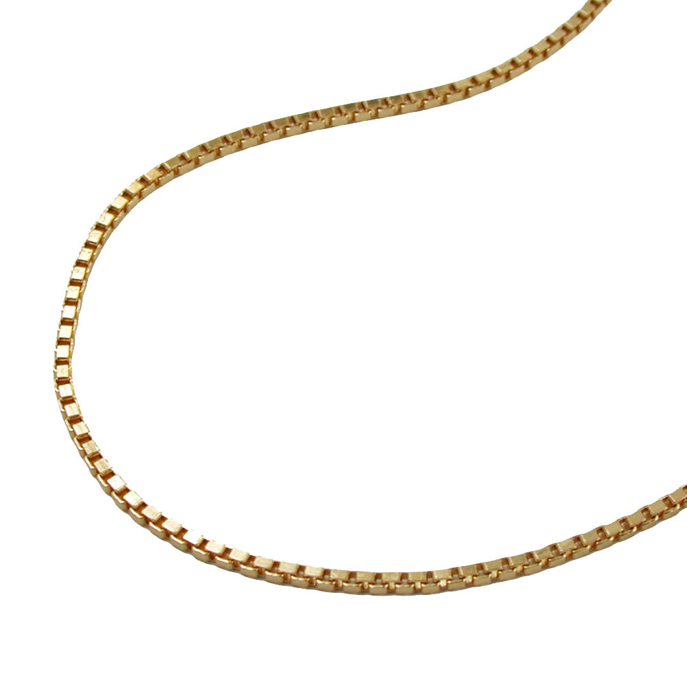 Kette Venezianer in Doublé, 1 × 1 mm