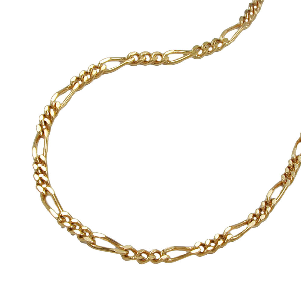 Kette Figarokette aus 585er Gold, 1,4 mm