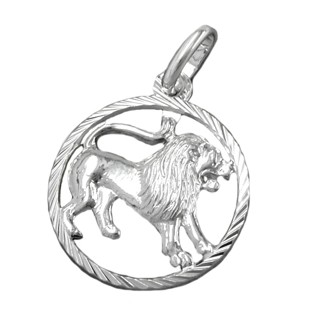 Anhänger Sternzeichen Löwe aus 925er Silber, 15 mm