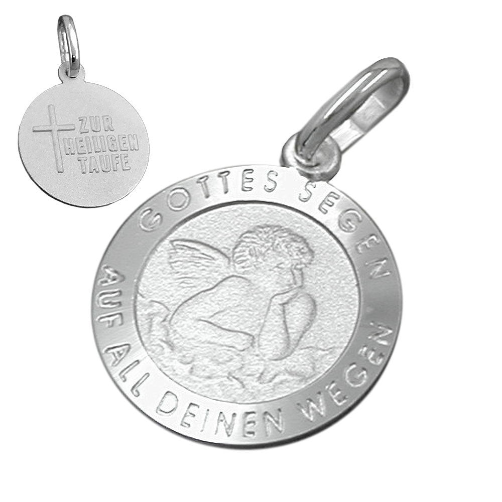 Anhänger Engel-Taufanhänger aus 925er Silber, 12,5 mm
