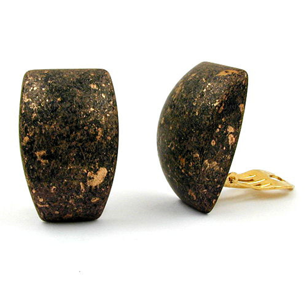 Clip, Trapez, Stein verschiedene Farben-matt