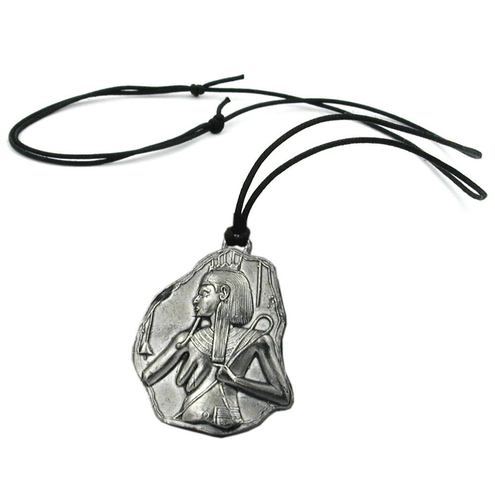 Kette verschiedene Größen Platte ägyptisches Relief Zinn-Anhänger verschiedene Längen