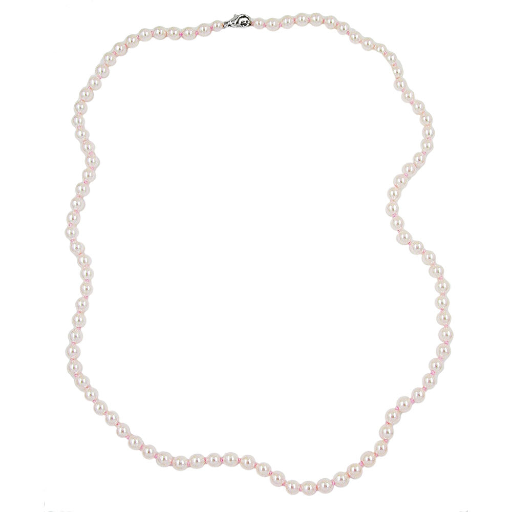 Kette, 60, Glasperlen verschiedene Farben geknotet