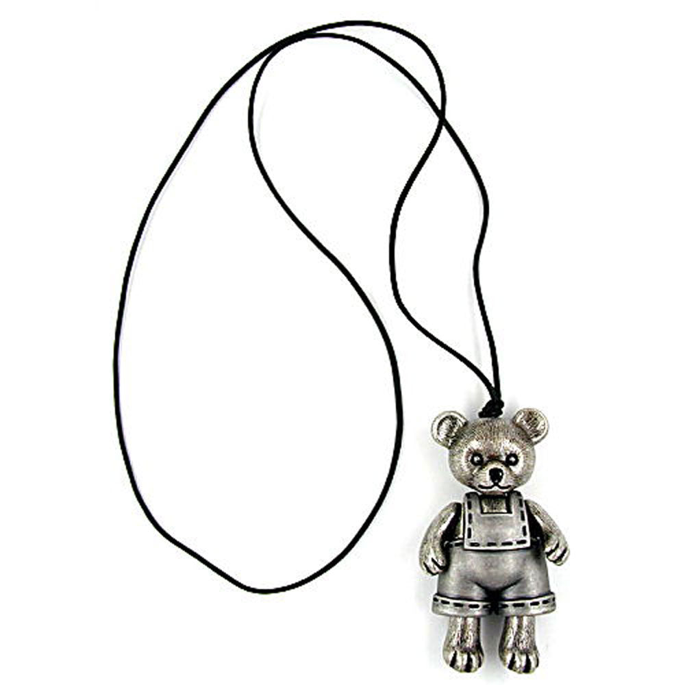 Kette, Bär altsilberfarben, Hose matt