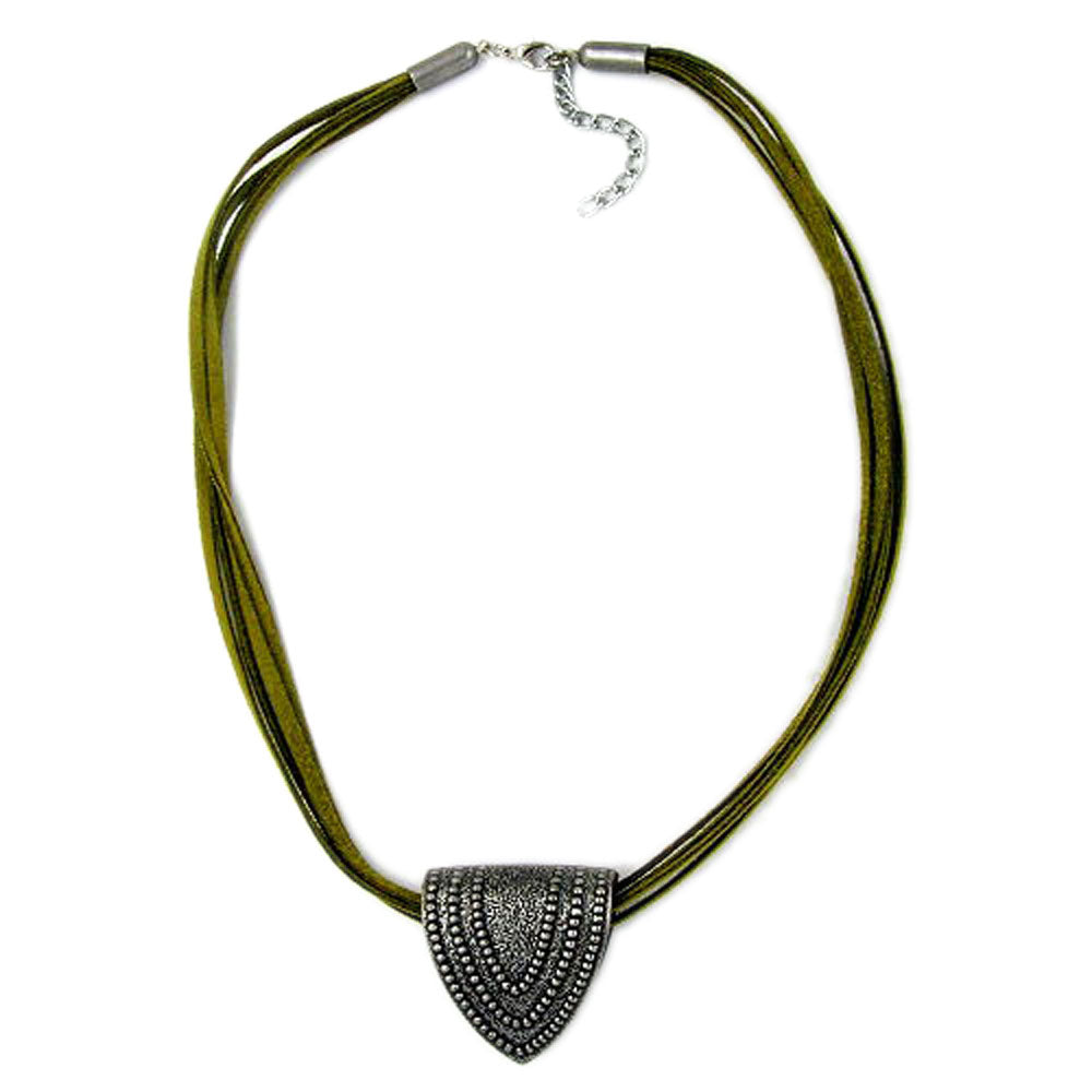 Kette, Dreieckschluppe altsilber