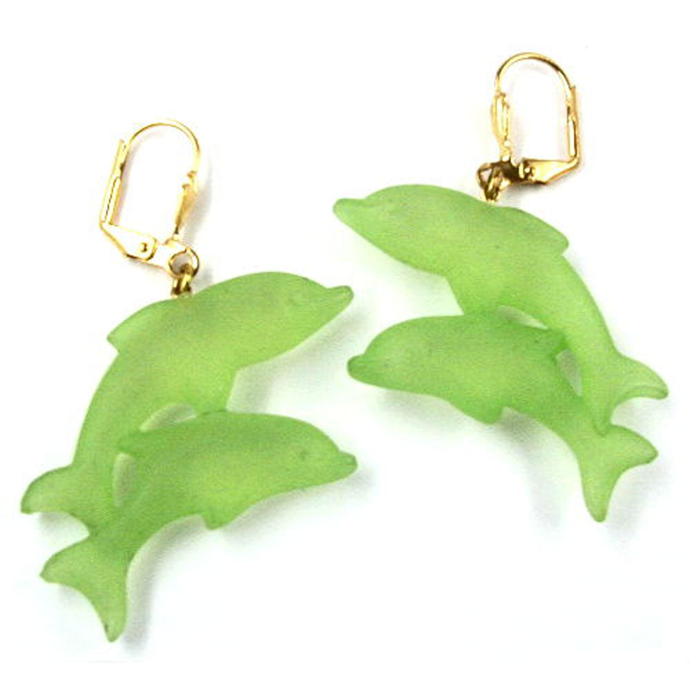 Brisur, Doppel-Delfin, kiwi-matt