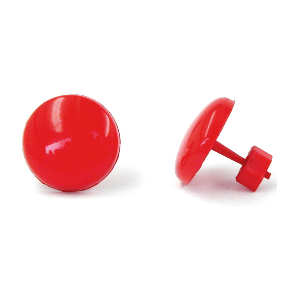 Stecker 13mm verschiedene Farben, Stift Kunststoff