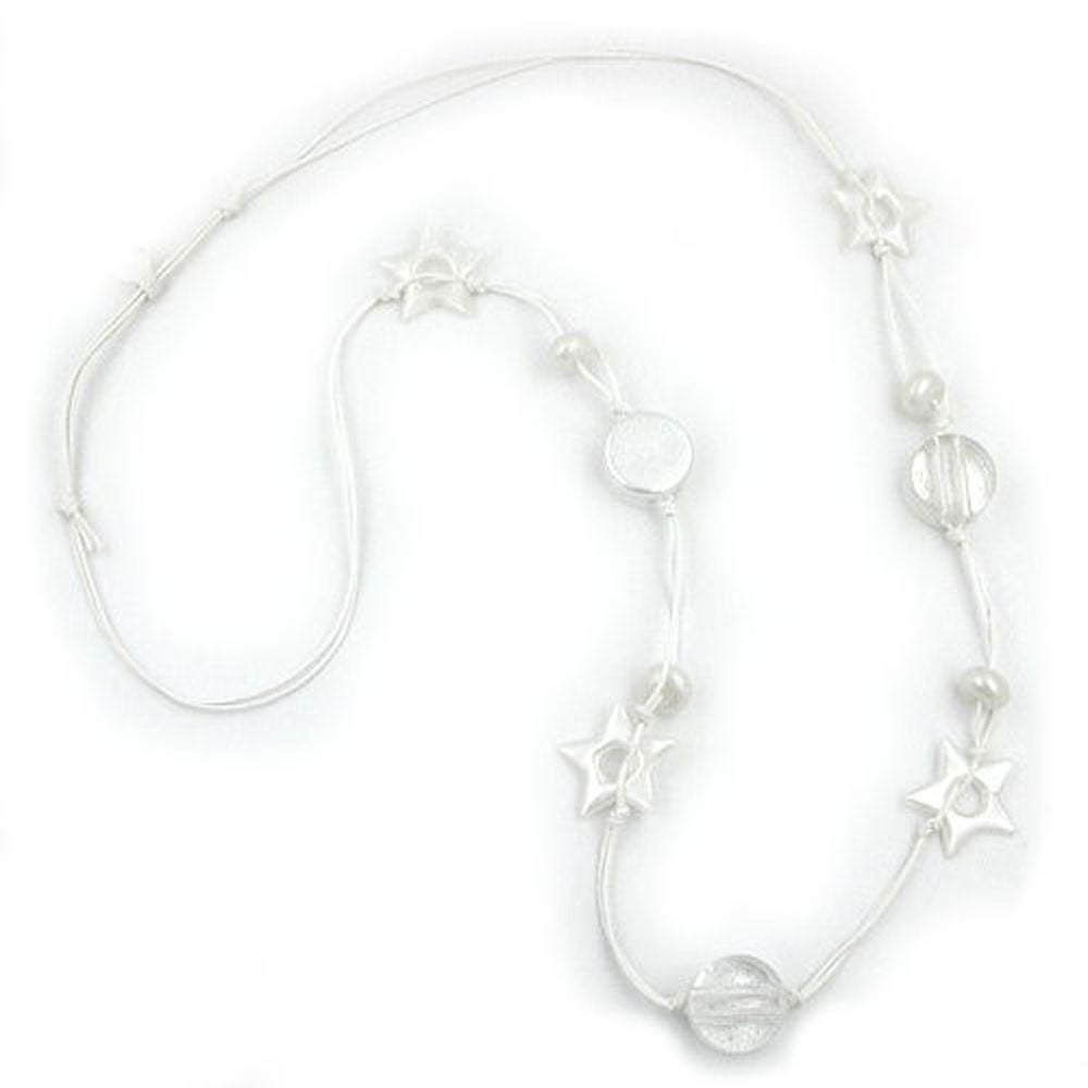 Kette, Zweiloch kristall, Stern wachs