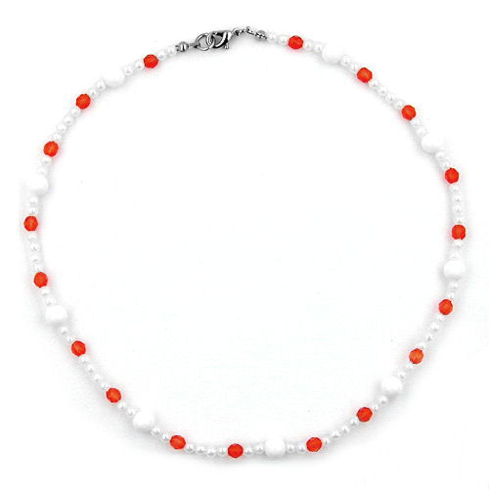 Kette, Kinder, verschiedene Farben-weiß