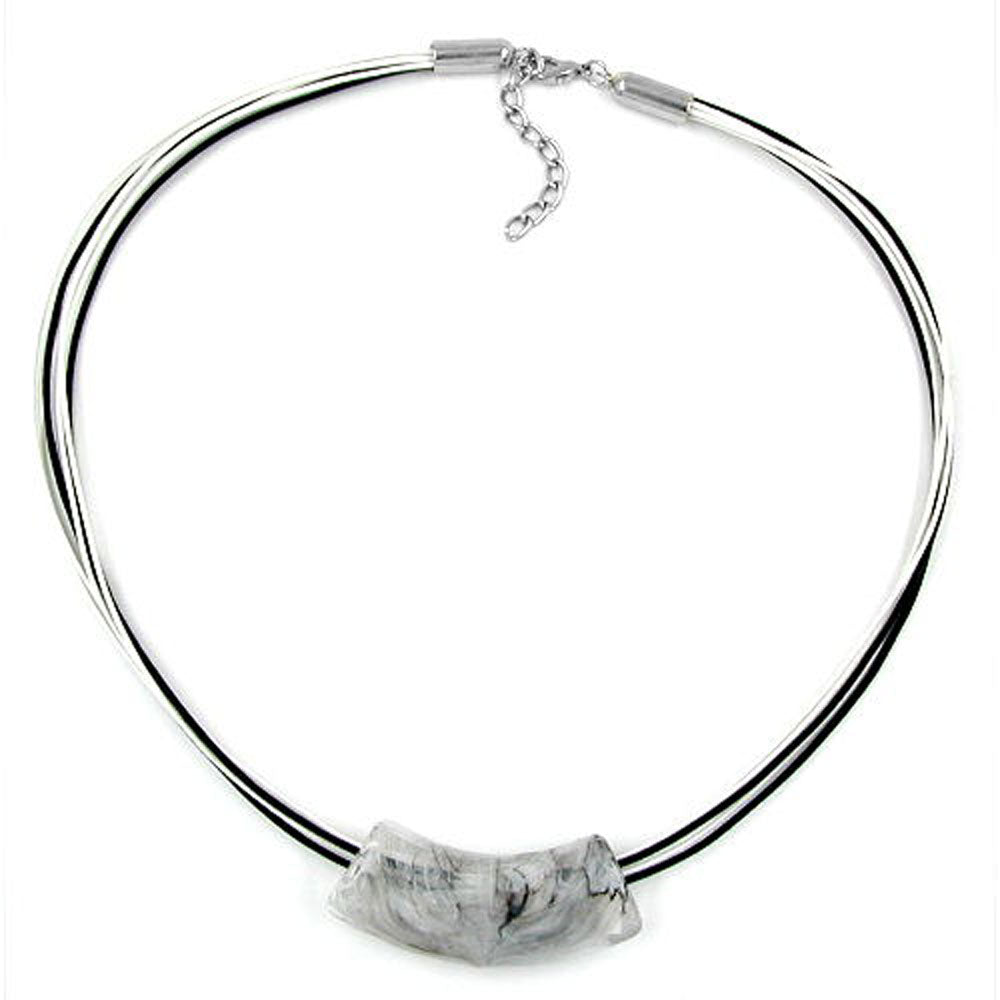 Kette, Rohr flach-gebogen, verschiedene Farben