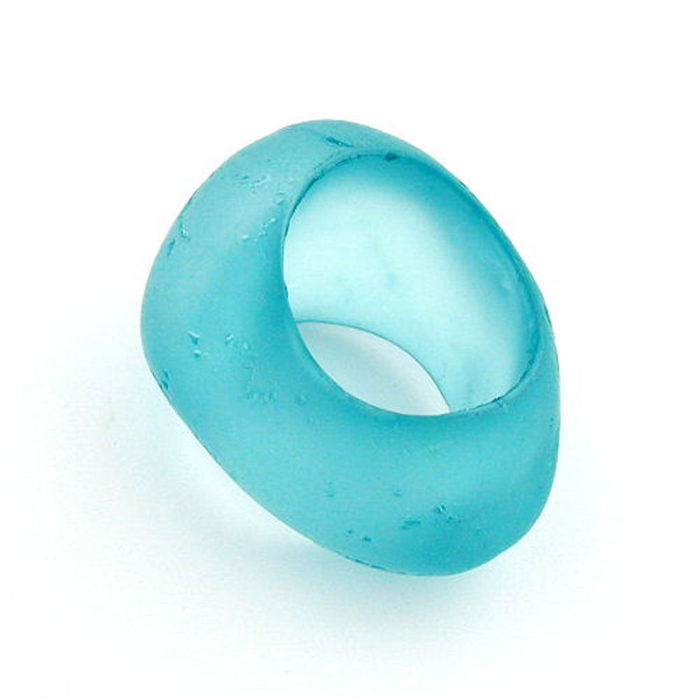Tuchperle, oval, verschiedene Farben-matt, Struktur
