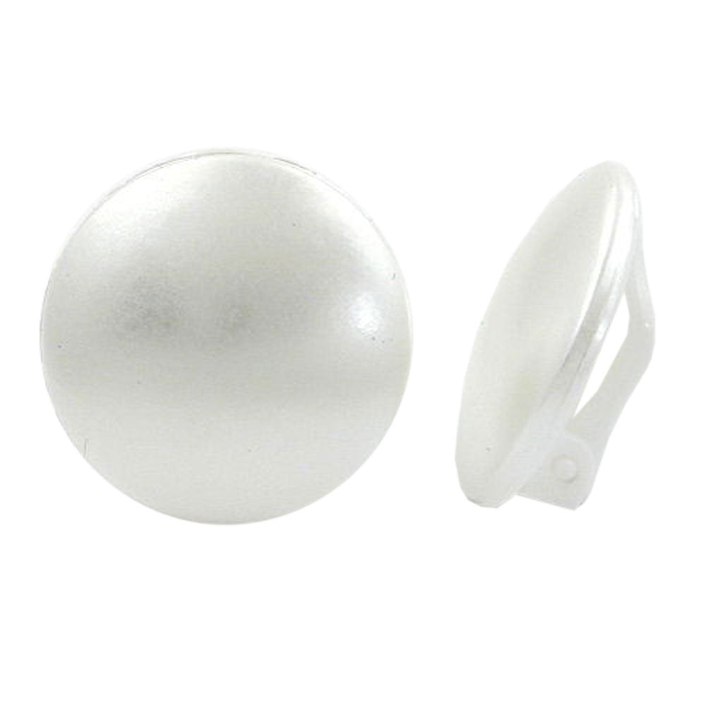Clip, 24mm wachsweiß, Vollplastik