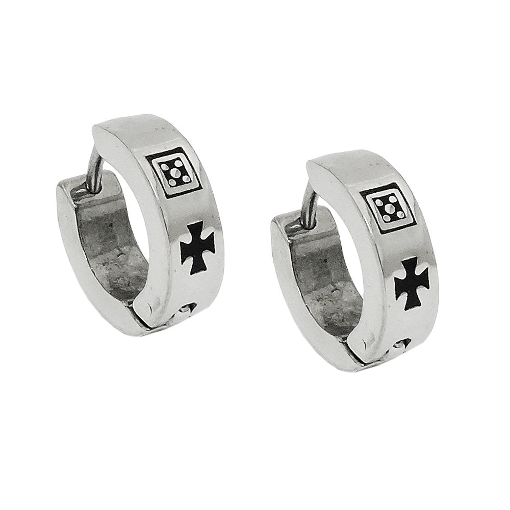 Creole verschiedene Größen Klappscharnier Tatzenkreuz verschiedene Farben-lackiert Edelstahl