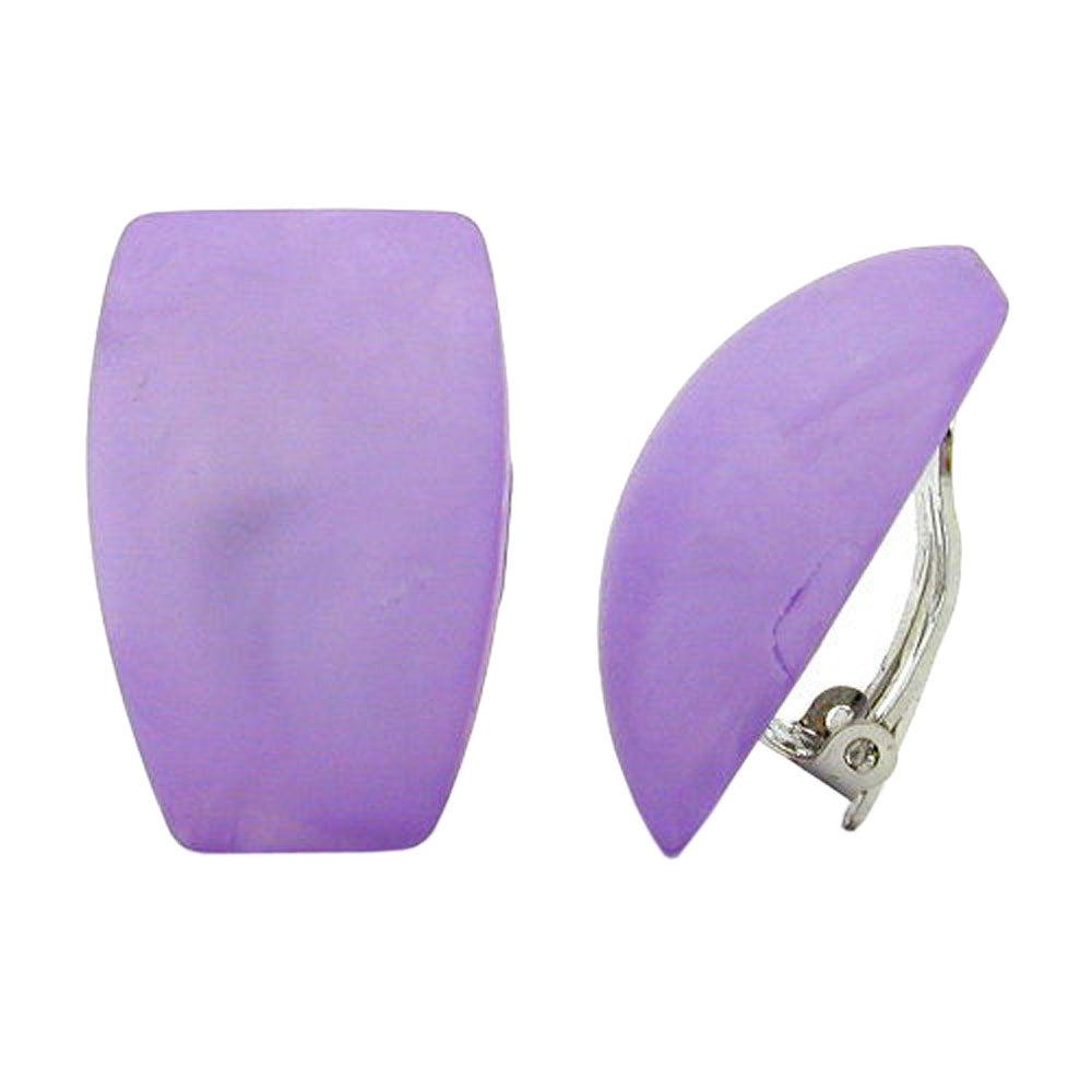 Clip, Trapez, hell-verschiedene Farben-marmoriert-matt