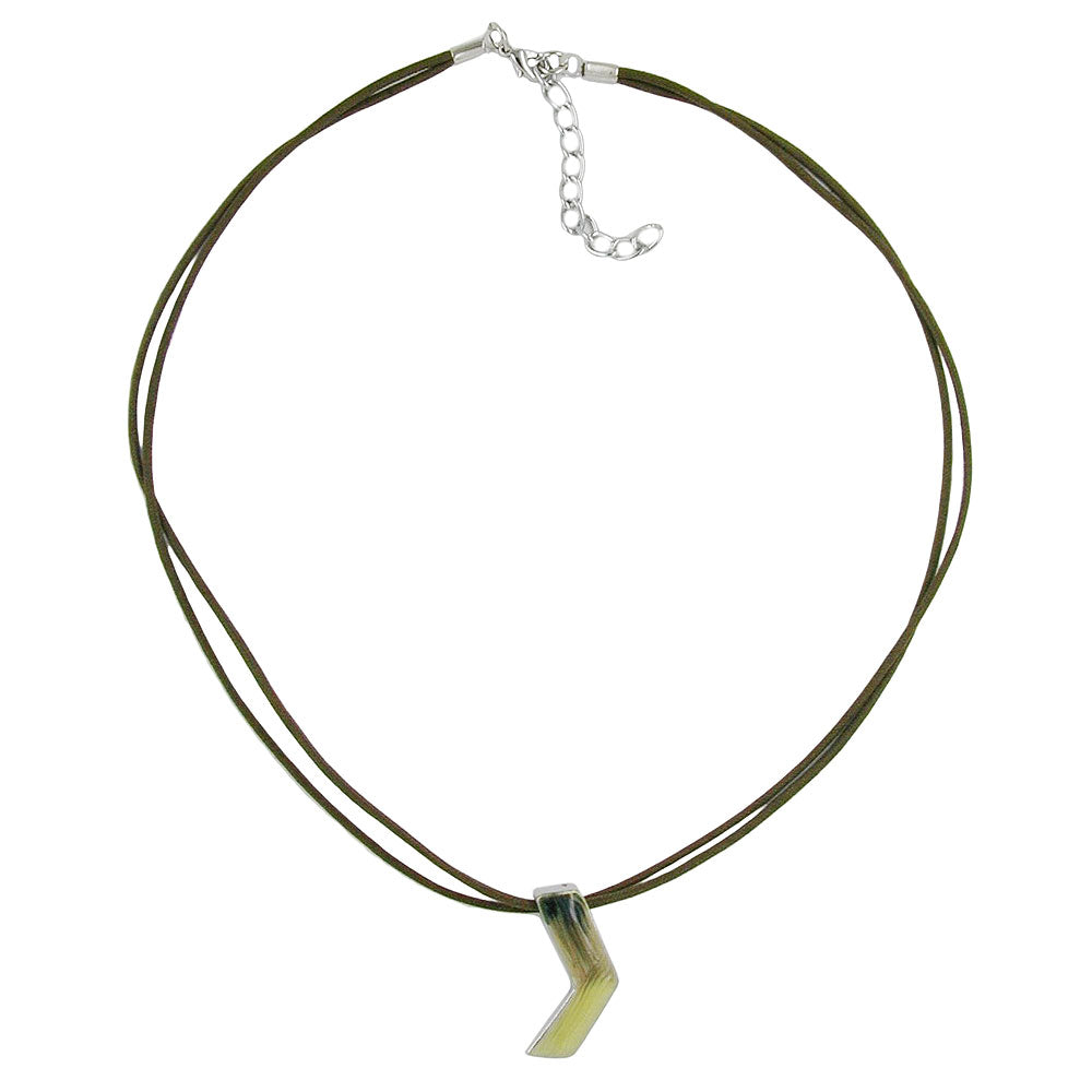 Kette, Ecke, verschiedene Farben-mint-silber, Email