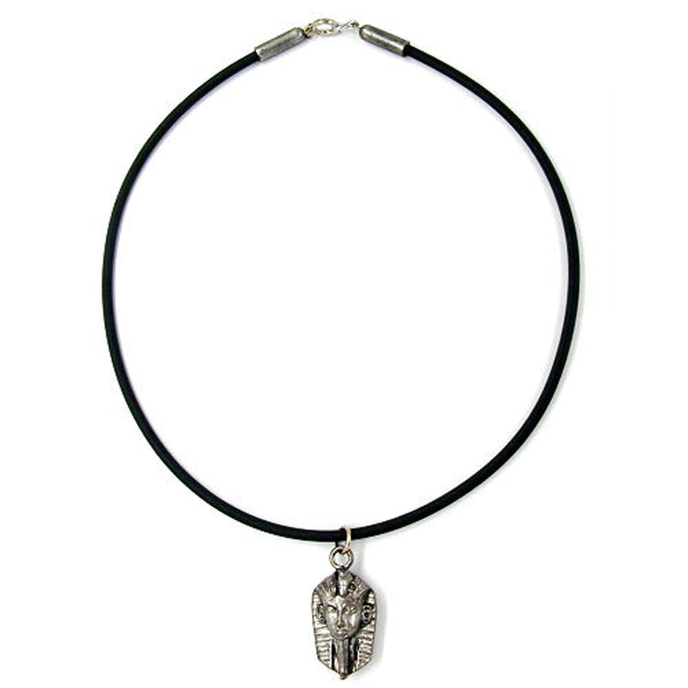 Kette, Zinn-Nofretete, 3er Moosgummi