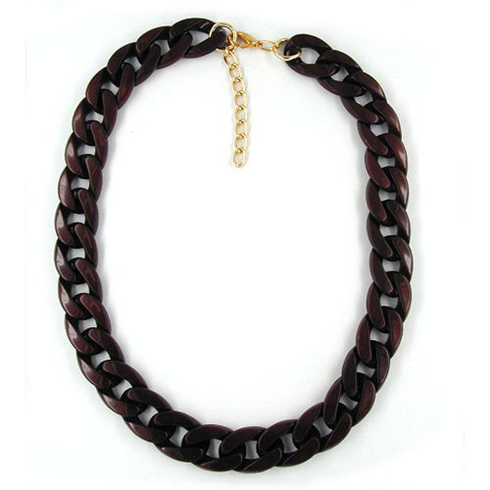 Kette, Panzer, dunkelbraun-glänzend