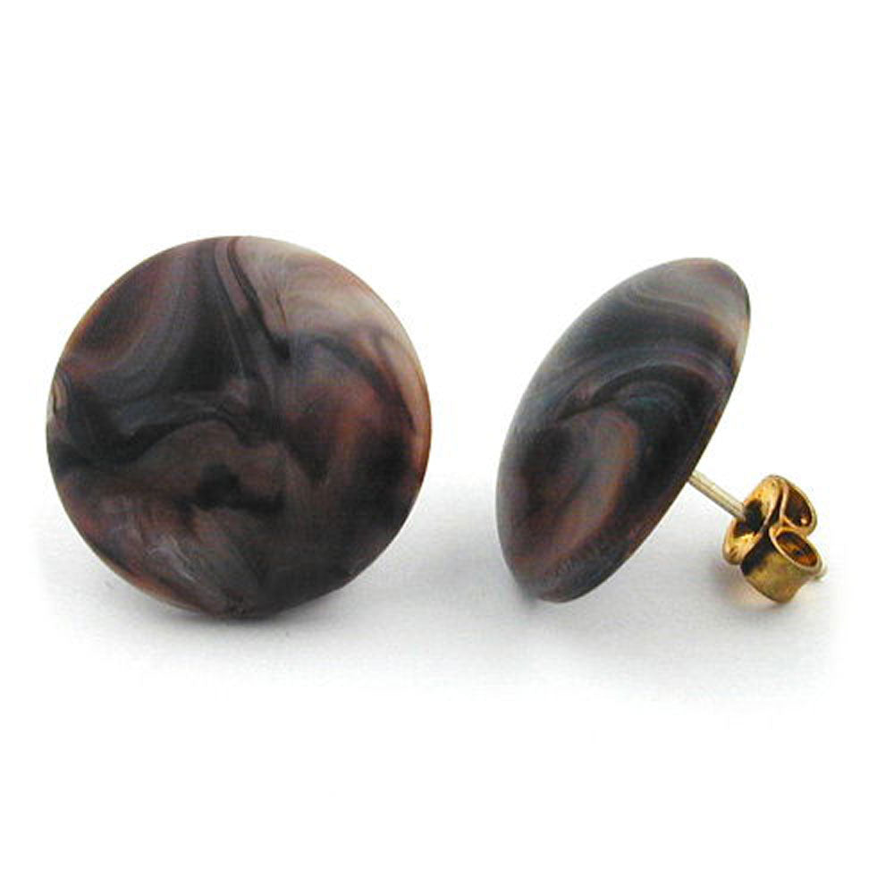 Stecker, dunkelhorn-matt