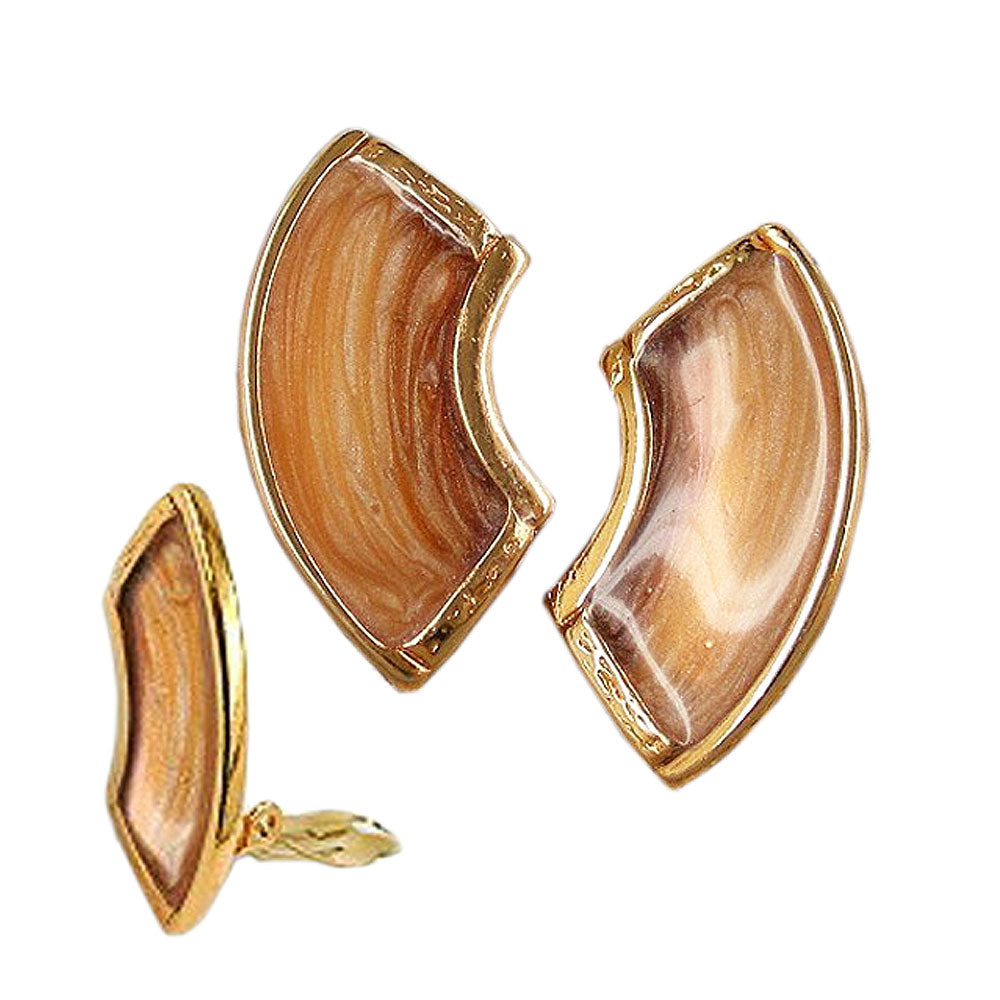 Clip, verschiedene Farben-goldfarben, Email