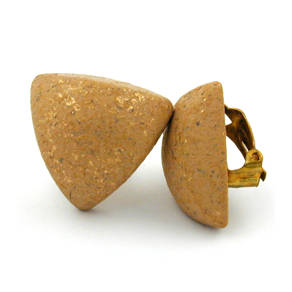 Clip, Dreieck, hellbraun, Flitter verschiedene Farben