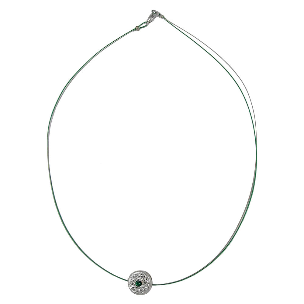 Kette Drahtkette Metall-Anhänger rund Strass-Steine kristall verschiedene Farben verschiedene Längen