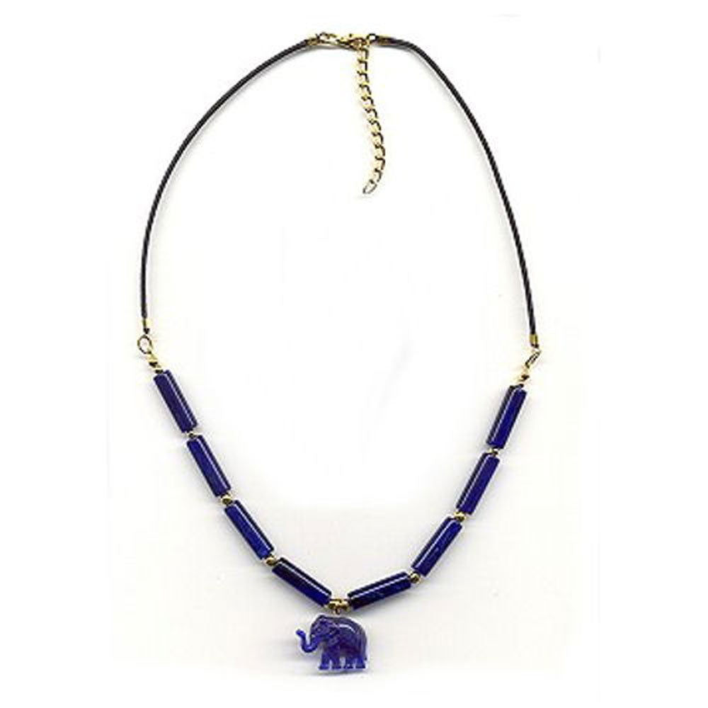 Kette, Elefant verschiedene Farben, Walze lapis-verschiedene Farben