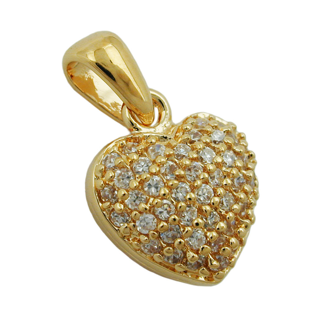 Anhänger, Kugel, vergoldet 3 Mikron