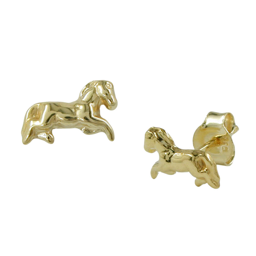 Stecker, Pferde rechts-links, 9Kt verschiedene Farben