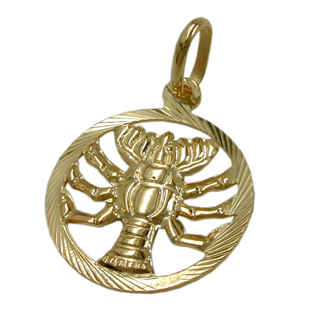 Anhänger 15mm Sternzeichen Sternzeichen 9Kt verschiedene Farben