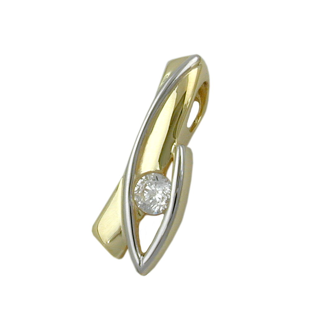 Anhänger verschiedene Größen Engel mit Stern bicolor glänzend 9Kt verschiedene Farben