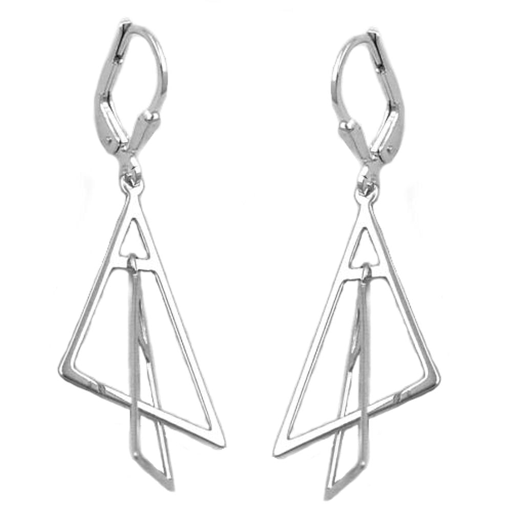 Brisur, Dreiecke, Silber 925