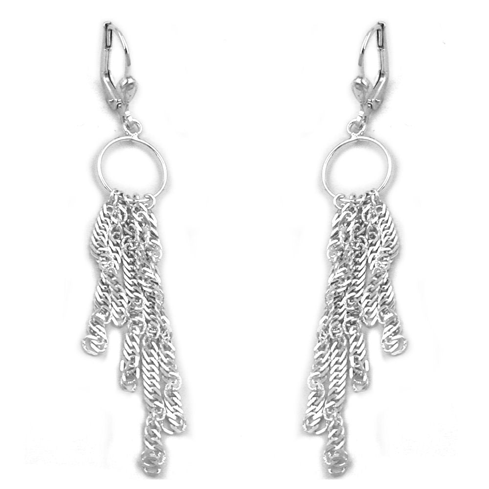 Brisur, 5x Singapurkette, Silber 925