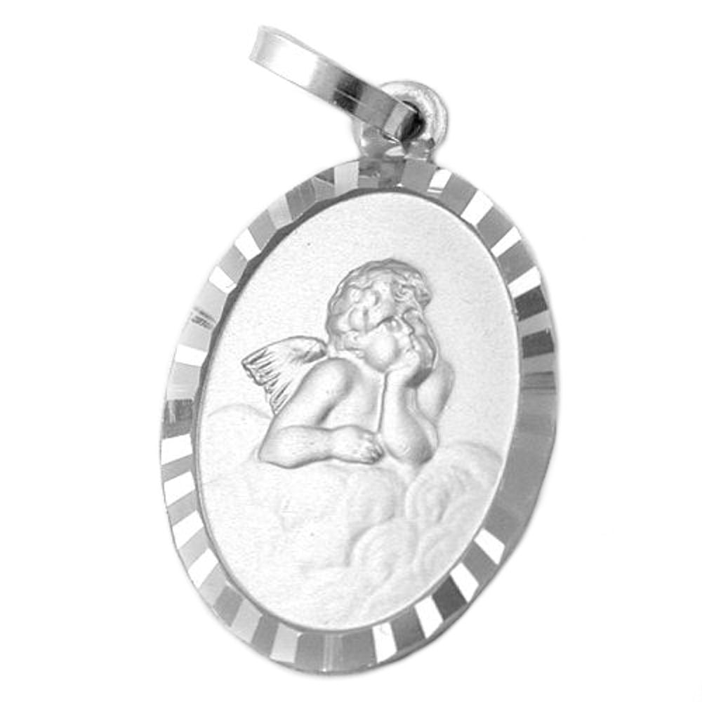 Anhänger, Engel auf Wolke, Silber 925