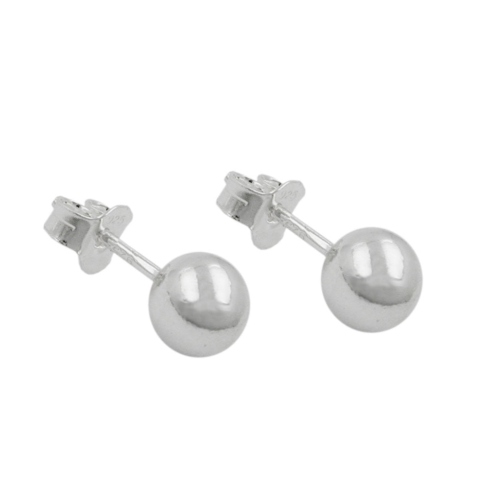 Stecker, 6, Kugel hohl, Silber 925