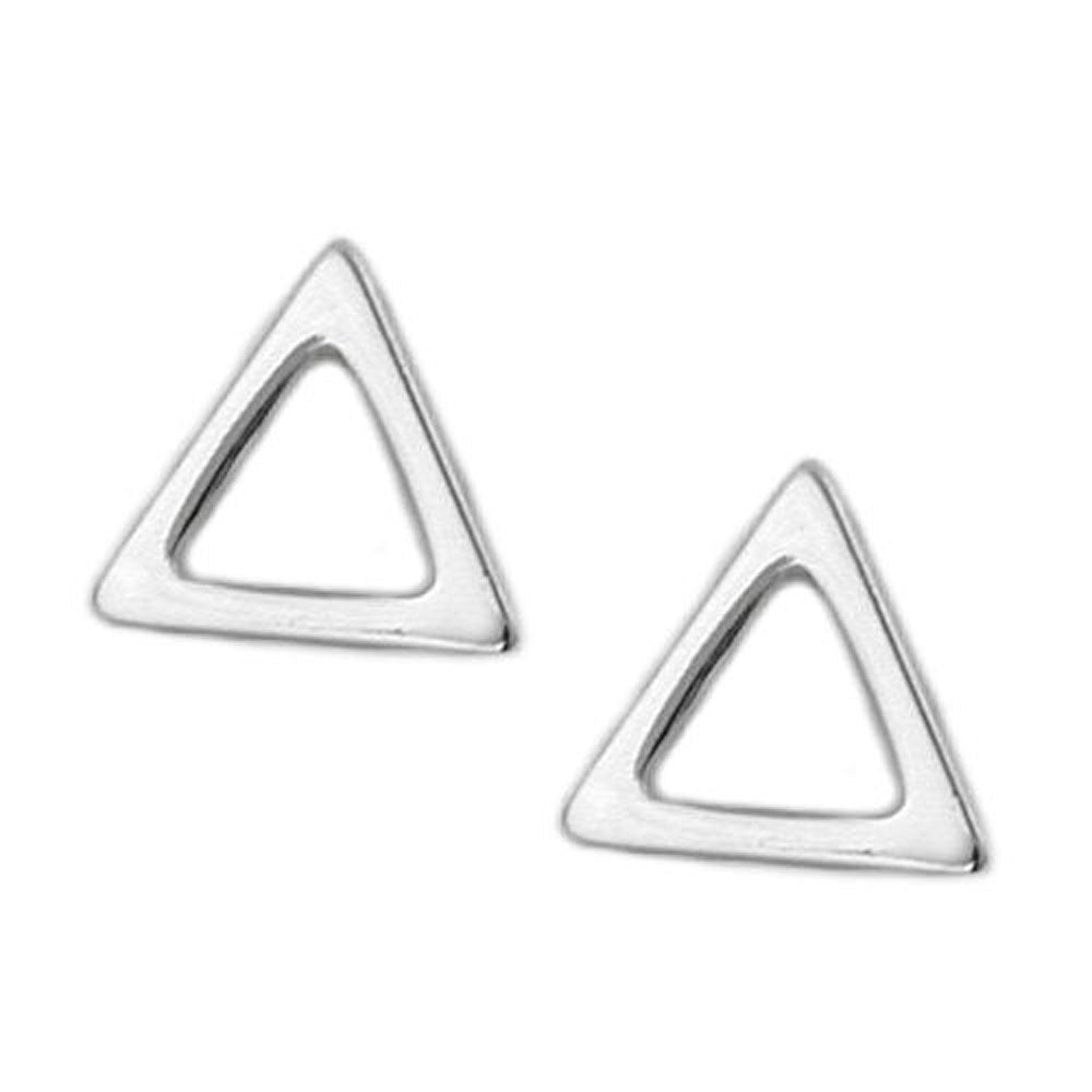 Stecker, Dreieck offen, Silber 925