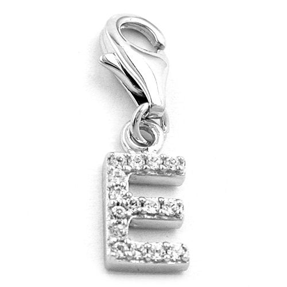 Anhänger, Charm Buchstabe, Silber 925