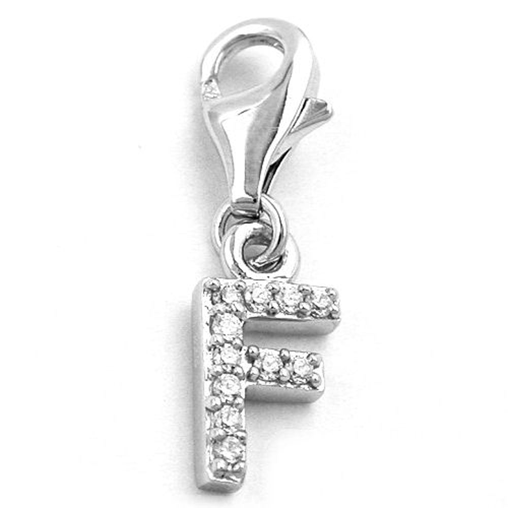 Anhänger, Charm Buchstabe, Silber 925