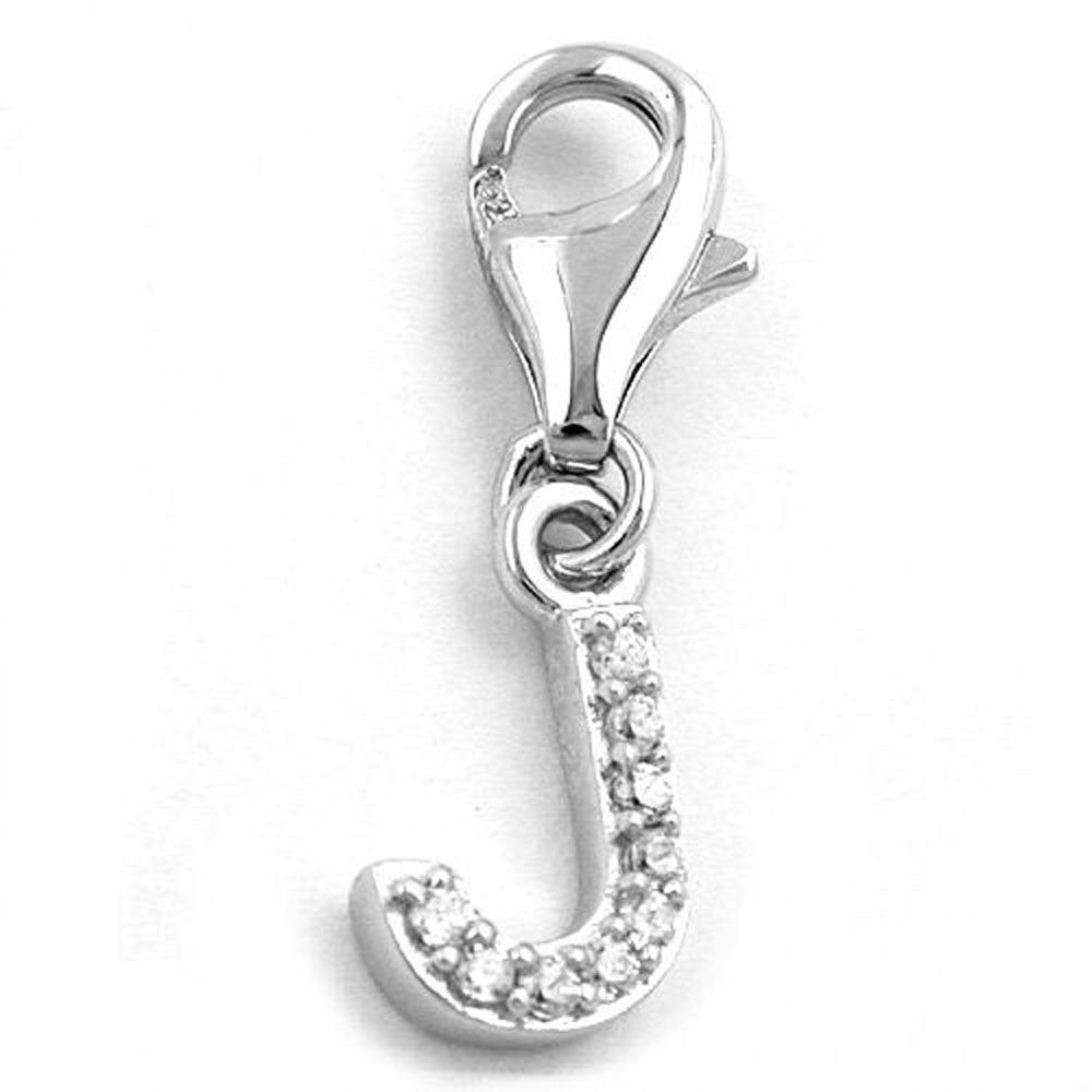 Anhänger, Charm Buchstabe, Silber 925