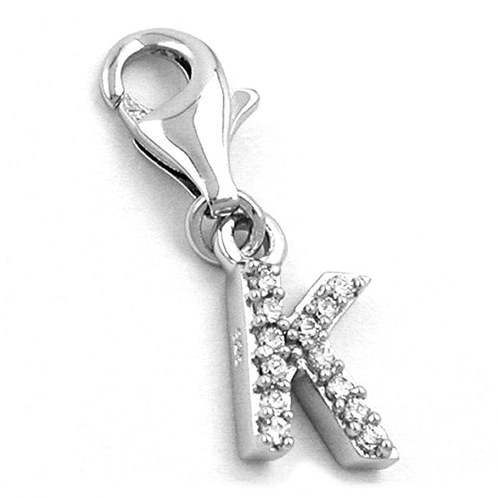 Anhänger, Charm Buchstabe, Silber 925