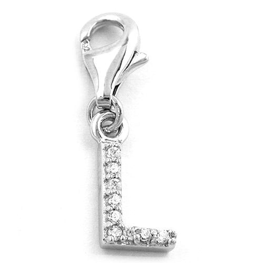 Anhänger, Charm Buchstabe, Silber 925