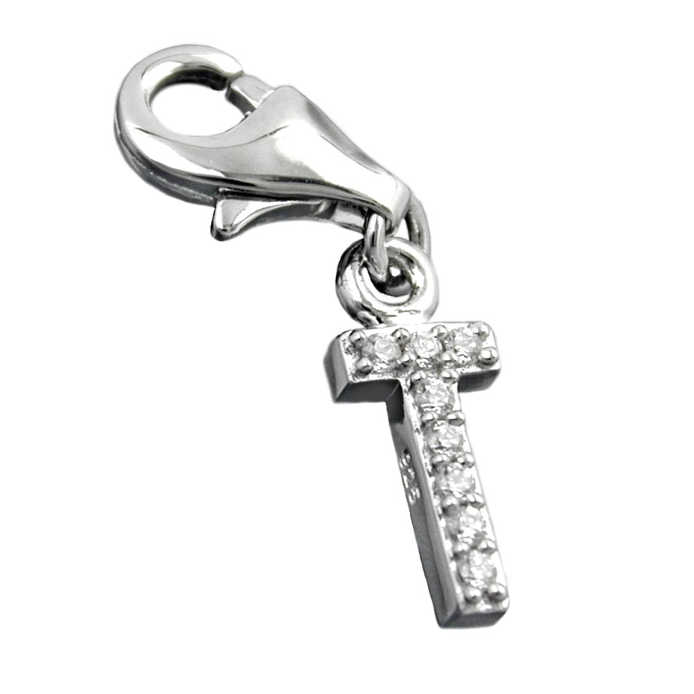 Anhänger, Charm Buchstabe, Silber 925