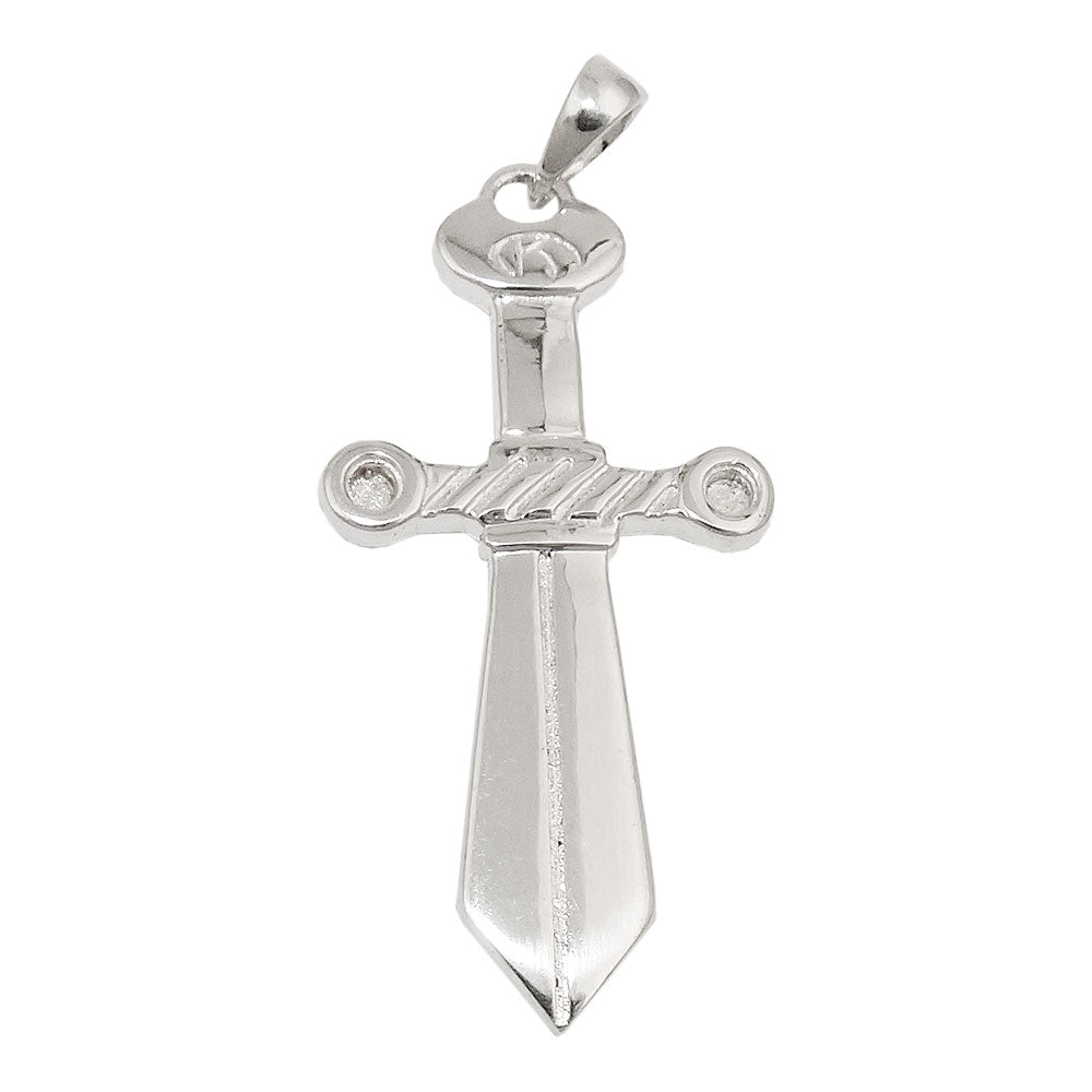 Anhänger, Schwert glänzend, massiv 925