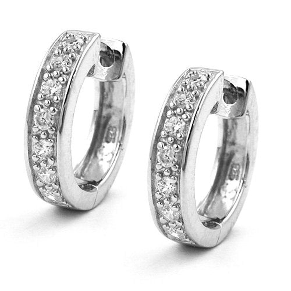 Creole, mit Zirkonias, Silber 925