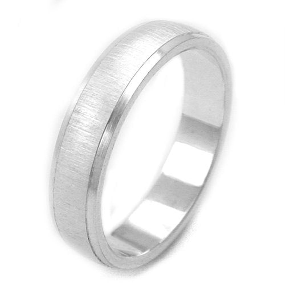 Ring, mattiert, Ränder diam glzd, 925