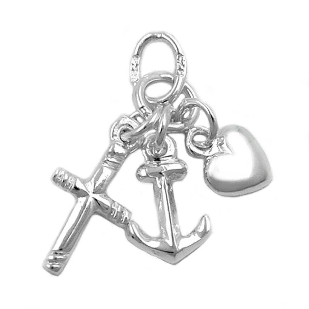 Anhänger Glaube-Liebe-Hoffnung Silber 925