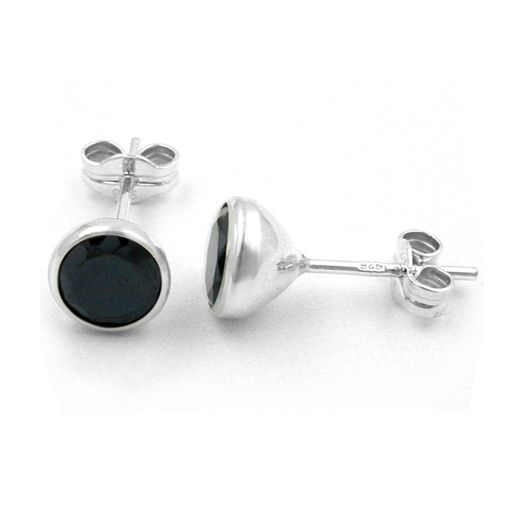 Stecker, Zirkonia, verschiedene Farben, Silber 925
