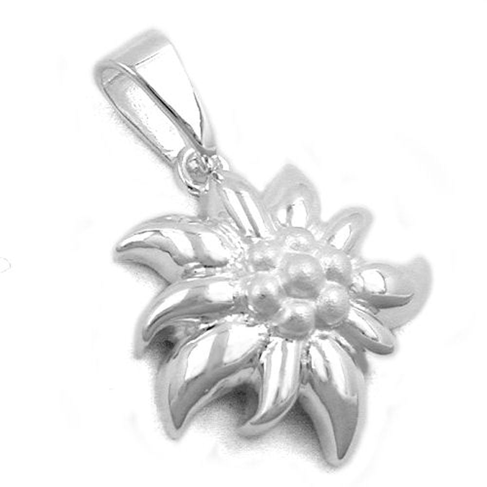 Anhänger, Trachtenblume, Silber 925