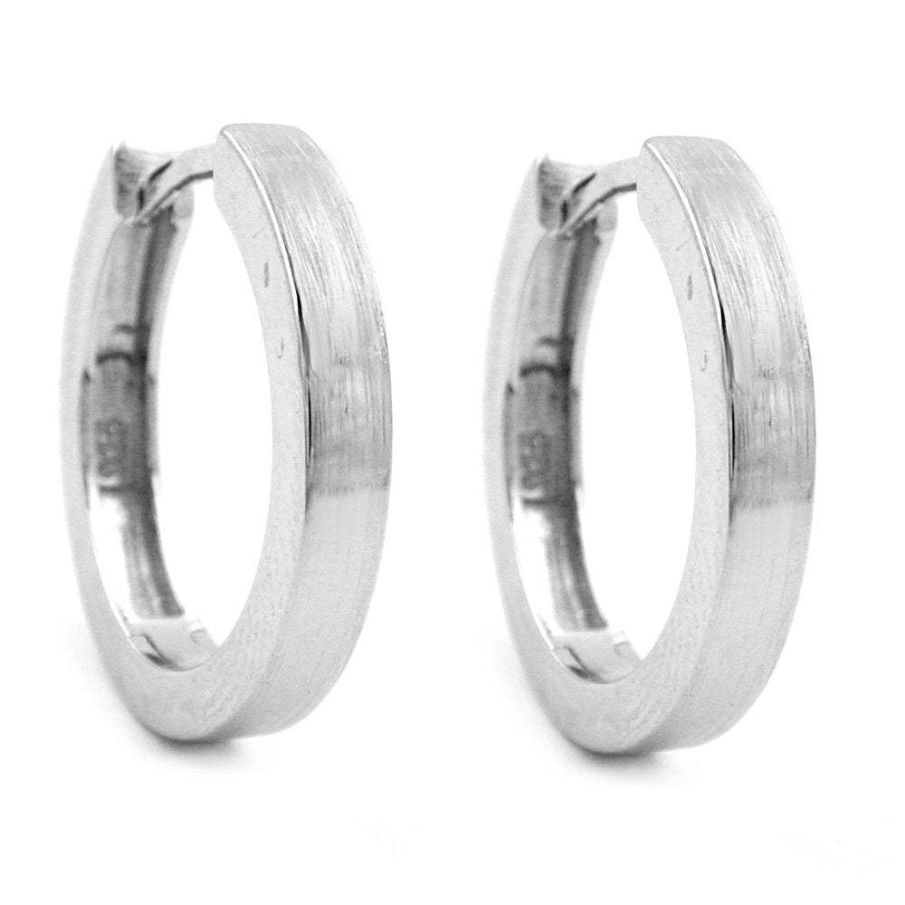 Creole, verschiedene Größen, Scharnier, Silber 925