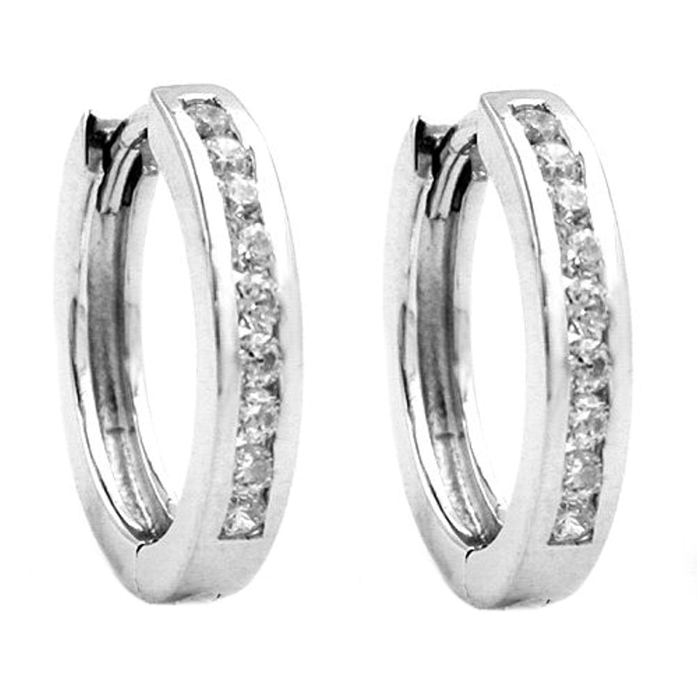 Creole, mit Zirkonias, Silber 925