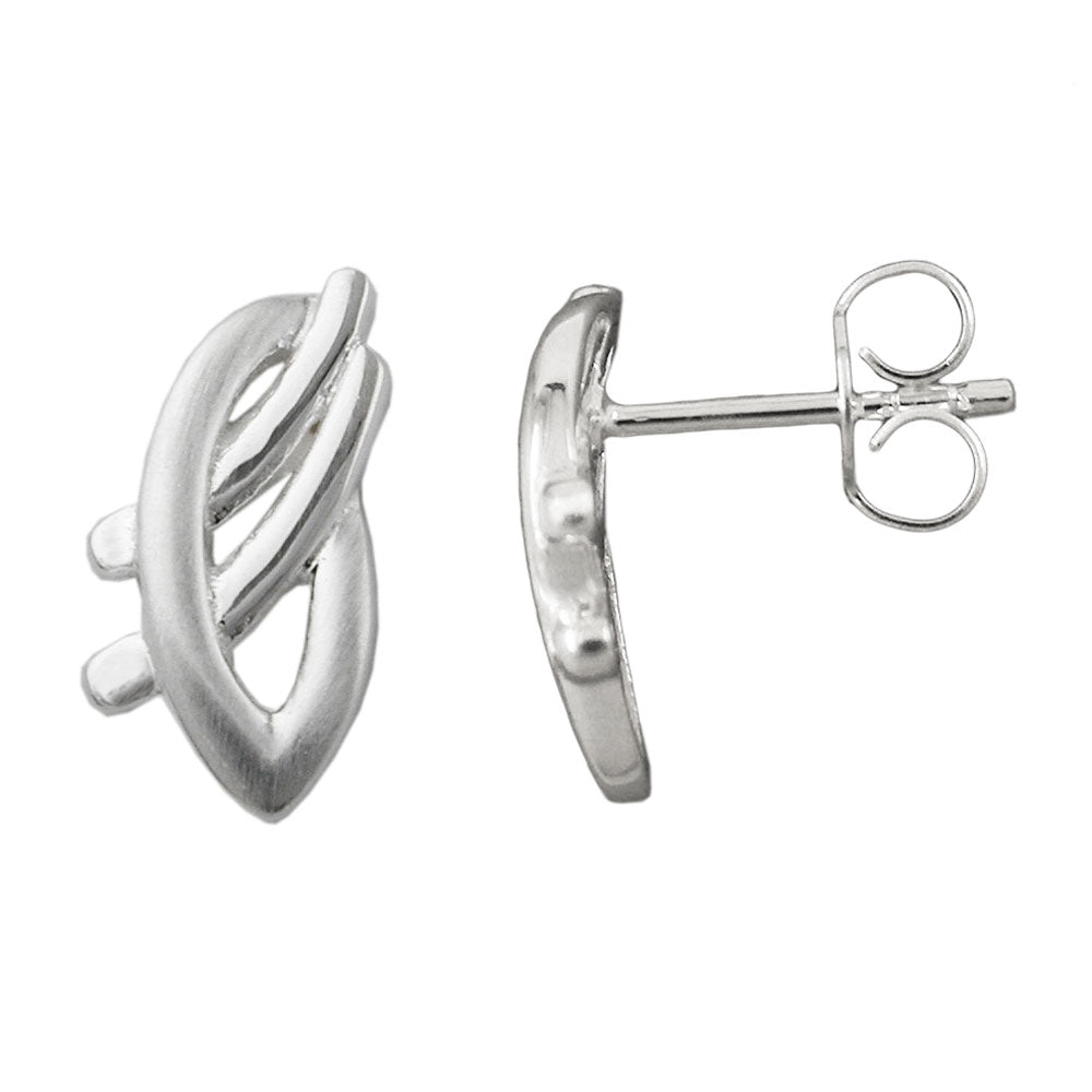 Stecker, matt-glänzend, Silber 925